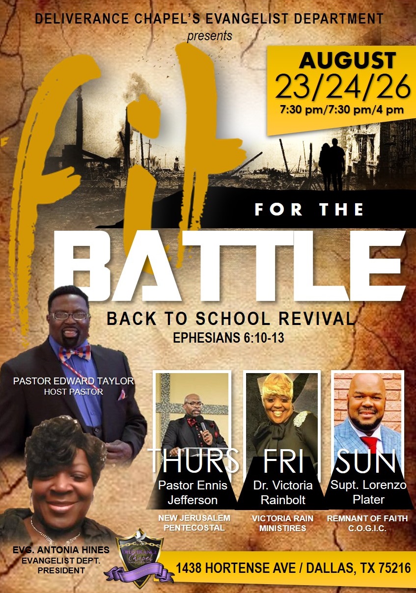 Fit for the Battle – Back to School Revival