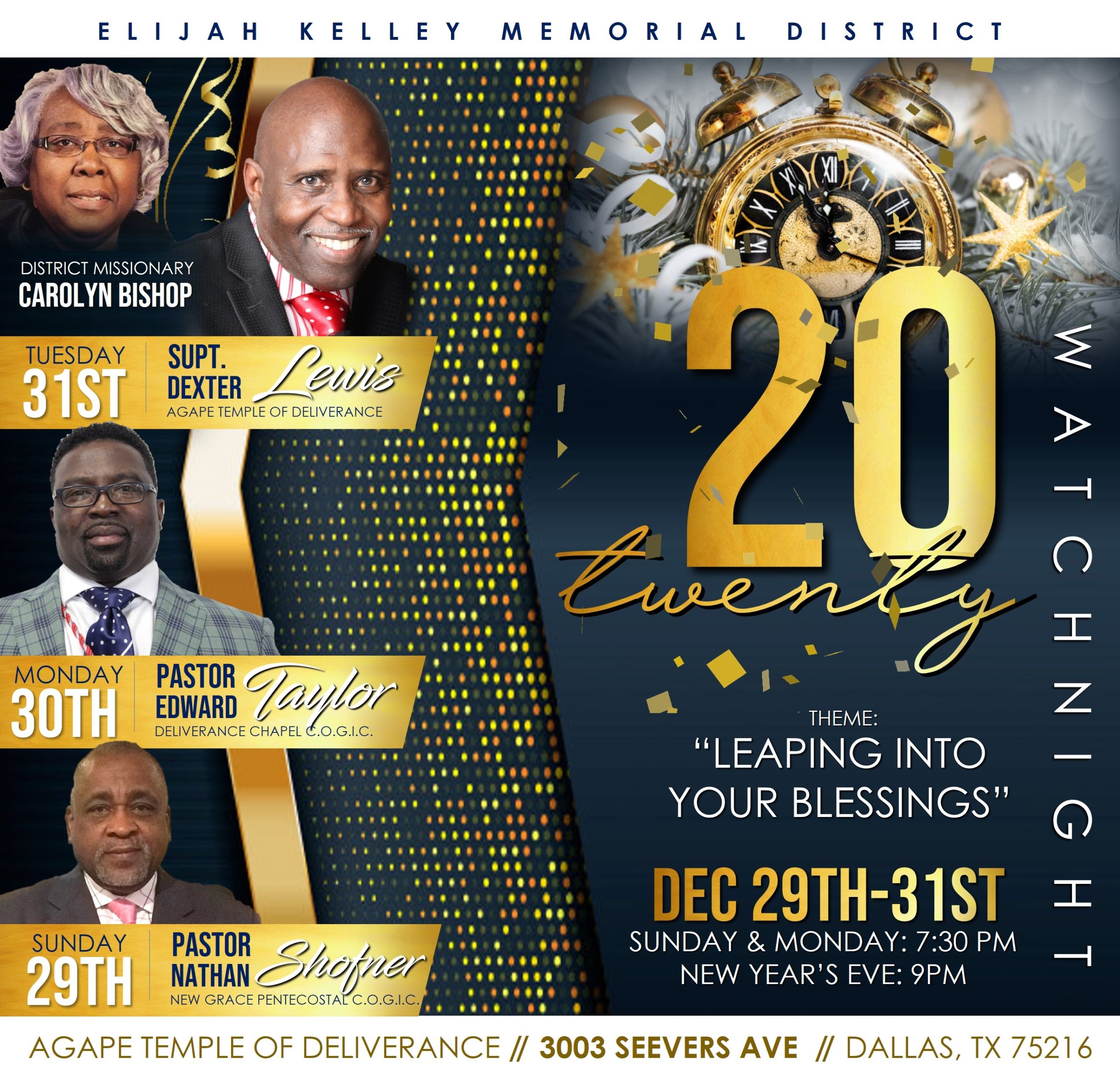 New Year’s Revival & 2020 Watchnight