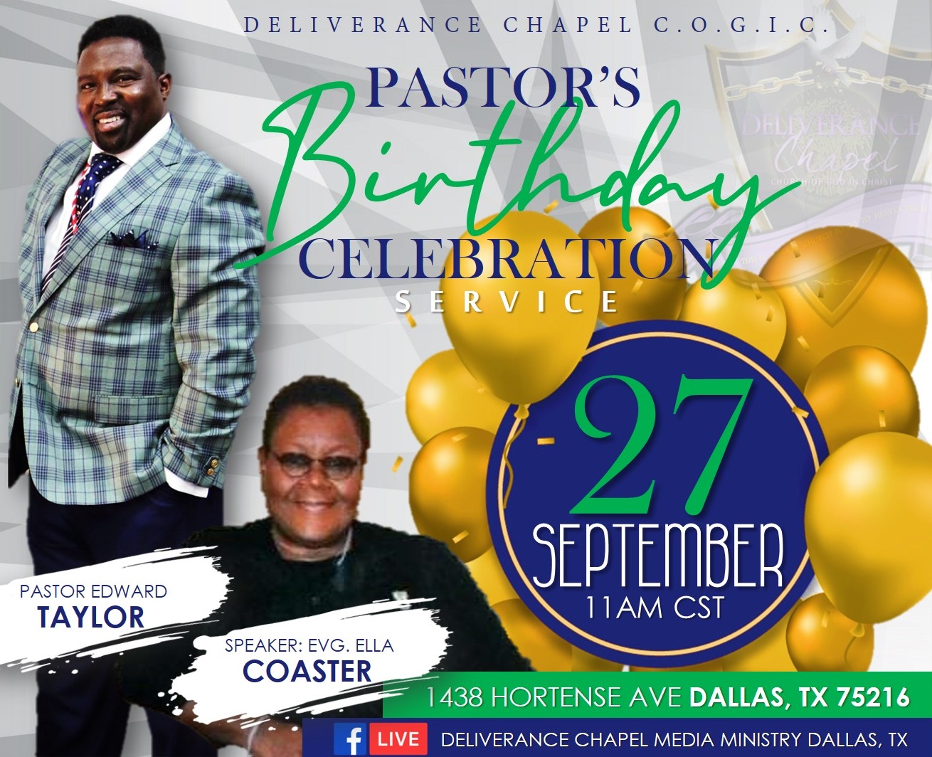 Pastor Taylor’s Birthday Celebration